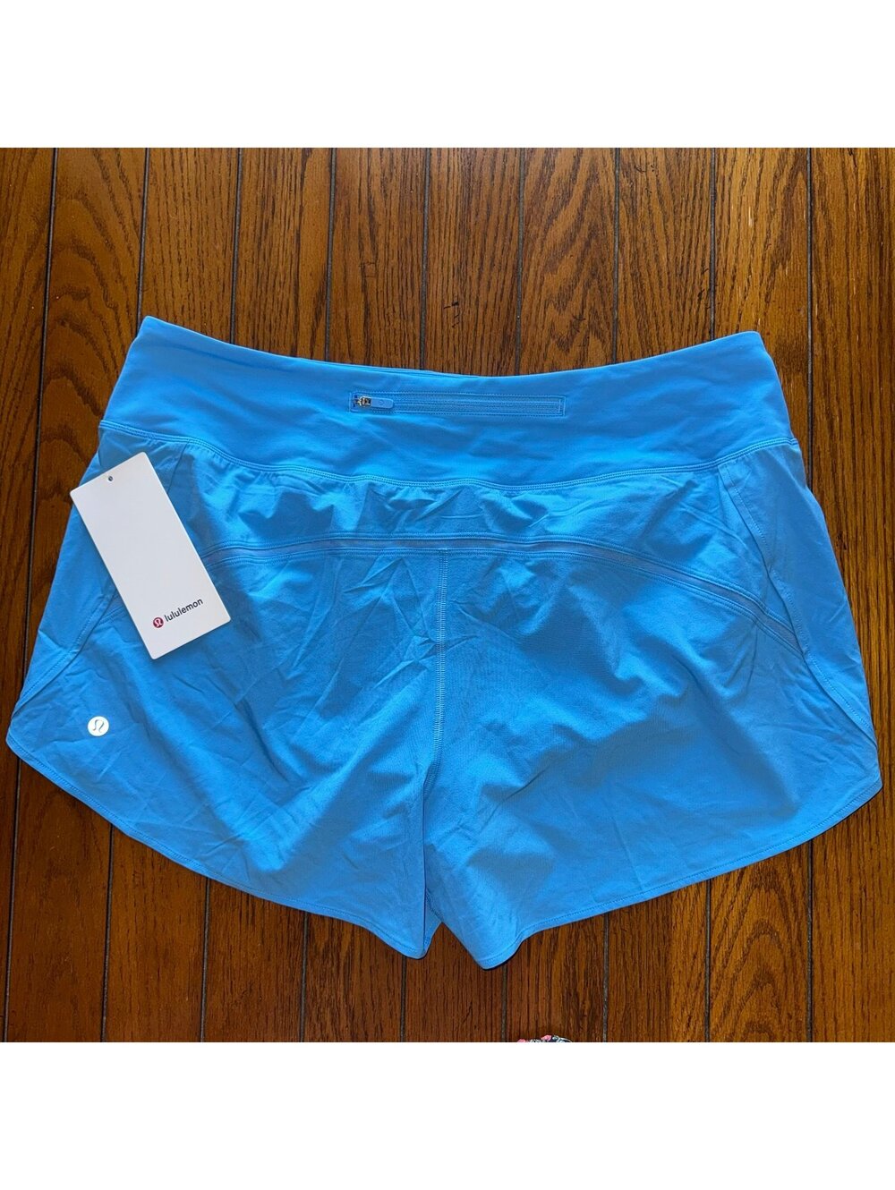 Lululemon Speed Up Short High Rise 4” Mesh Vent Ocean Wave Size XL/Size 12 NWT